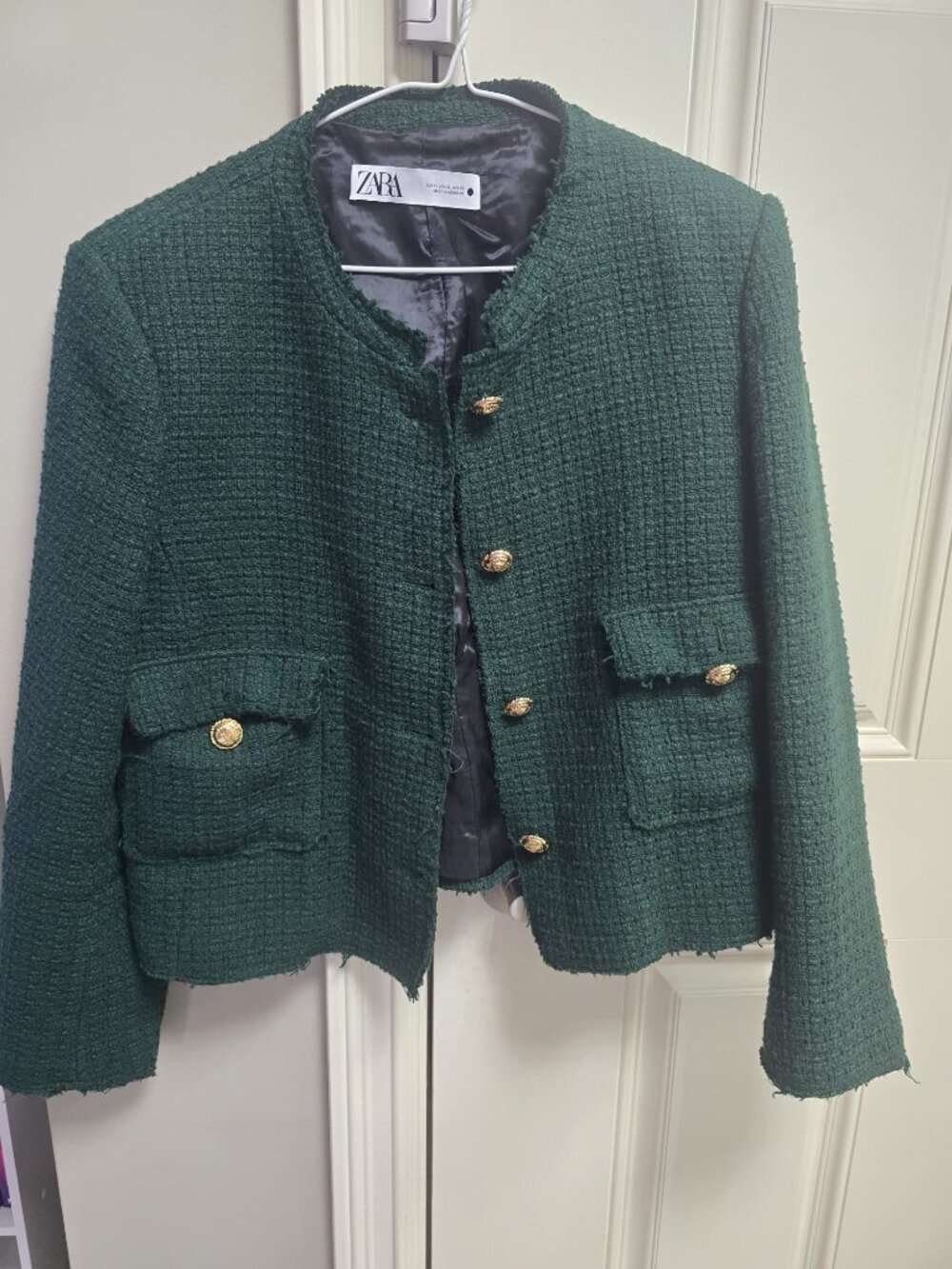 ZARA Dark Green Blazer JAcket